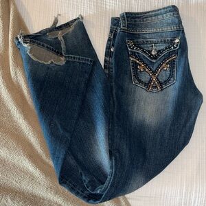MISS ME Low Rise Jeans size 31 bootcut